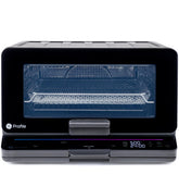 GE Profile Smart Oven with No Preheat, 11-in-1 Countertop Oven including Air Fry, Warm, Toast, Broil, Roast, Pastry, Reheat, and more, WiFi and Smart Connected, Black